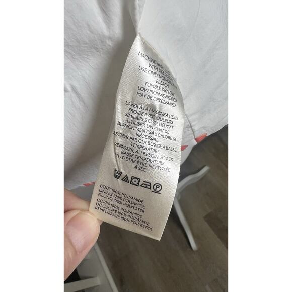 Anthropologie X Daily Practice Hooded Floral Boxy‎ Zip Up Puffer Vest Size Small - Picture 11 of 13